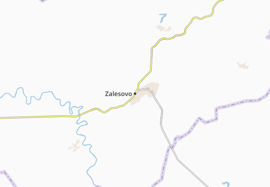 Karte Stadtplan Zalesovo