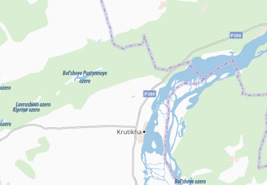 Mapa Borovoye