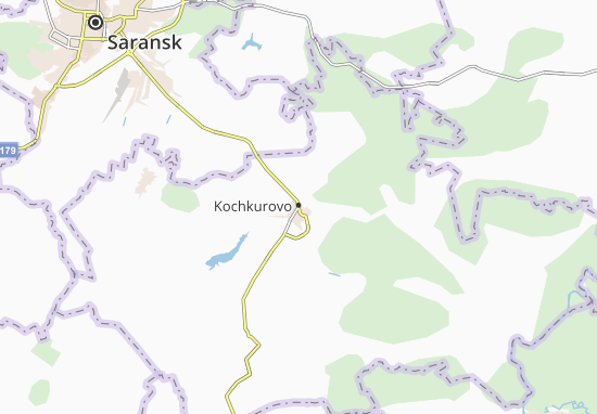 Karte Stadtplan Kochkurovo