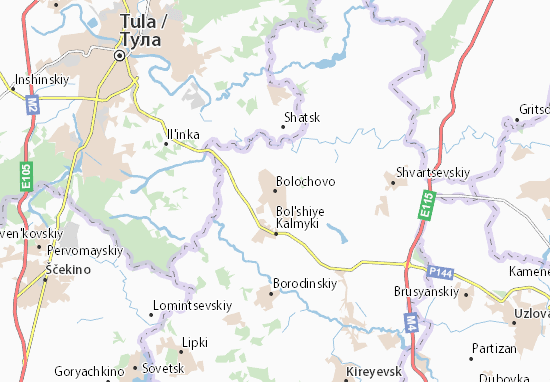 Mapa Bolochovo