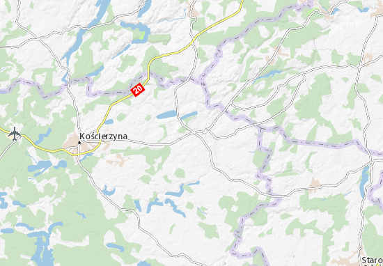 Kaart Plattegrond Nowa Karczma