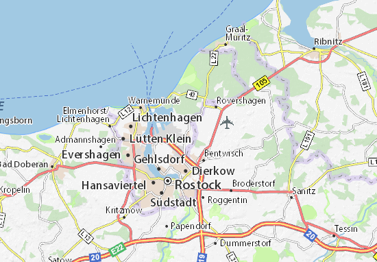 Nienhagen Map: Detailed maps for the city of Nienhagen - ViaMichelin