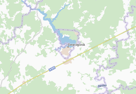 Mapa Desnogorsk