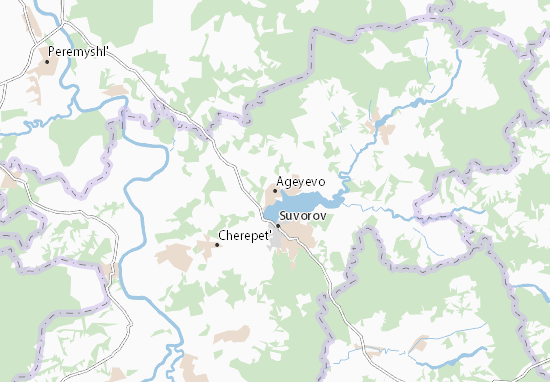 Mapa Ageyevo