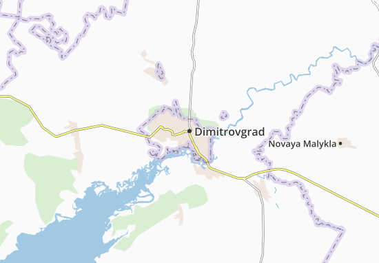 Karte Stadtplan Dimitrovgrad