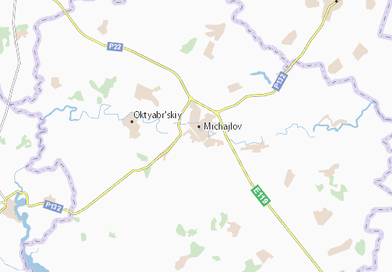 Mapa Shchetinovka
