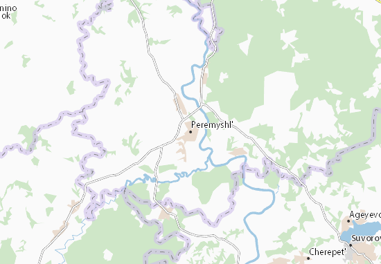 Mapa Peremyshl&#x27;