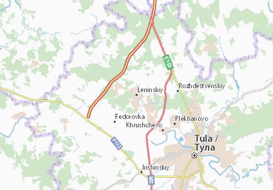 Karte Stadtplan Leninskiy