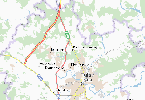 Karte Stadtplan Rozhdestvenskiy