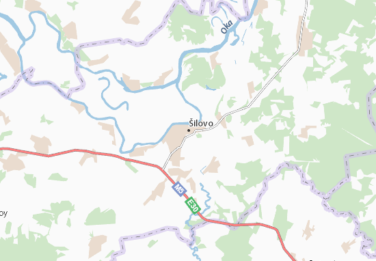 Mapa Šilovo