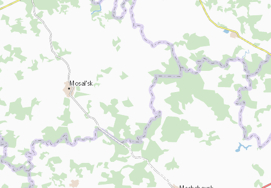 Mapa Borovensk