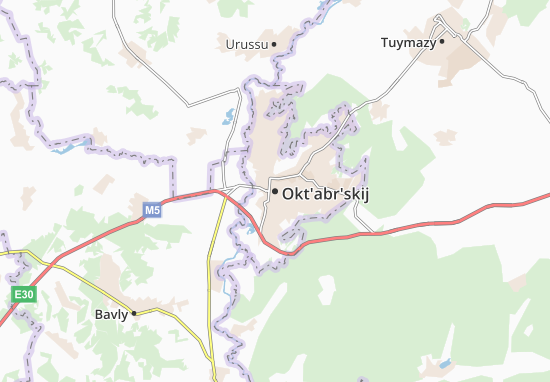 Karte Stadtplan Okt&#x27;abr&#x27;skij