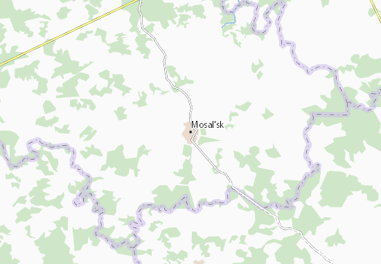 Mapa Mosal&#x27;sk
