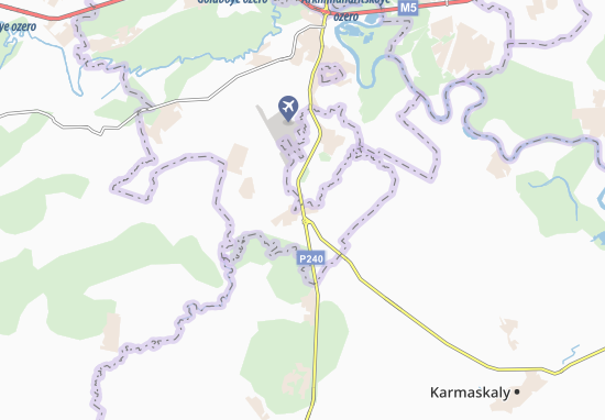 Karte Stadtplan Bulgakovo