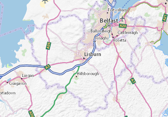 Lisburn Map