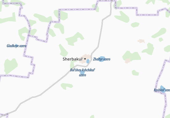 Mapa Sherbakul&#x27;