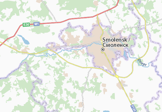 Karte Stadtplan Mikhnovka