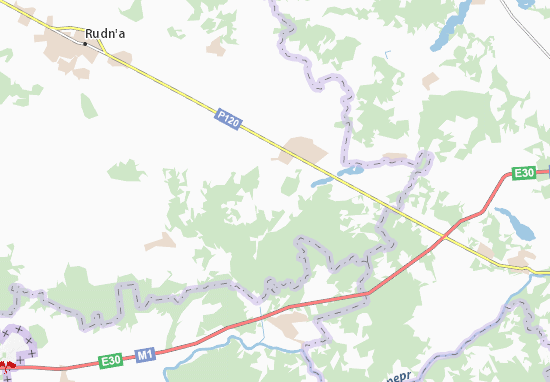 Kaart Plattegrond Smoligovka