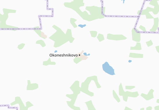 Mapa Okoneshnikovo