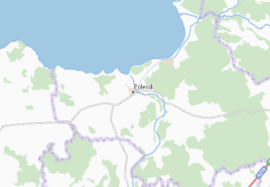 Karte Stadtplan Polessk