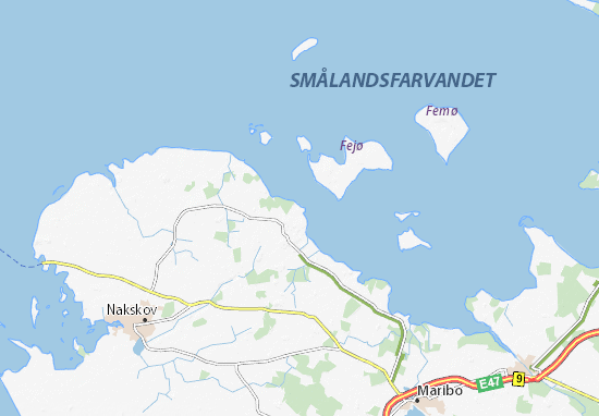 Mapa Kragenæs