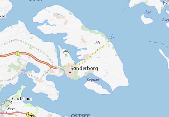 Mapa Augustenborg