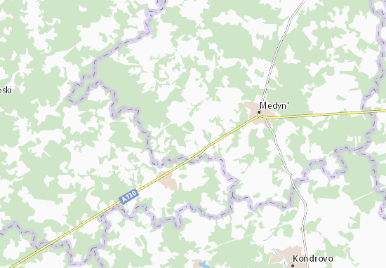 Mapa Mikhal&#x27;chukovo