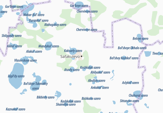 Mapa Safakulevo