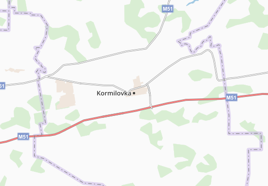 Kaart Plattegrond Kormilovka