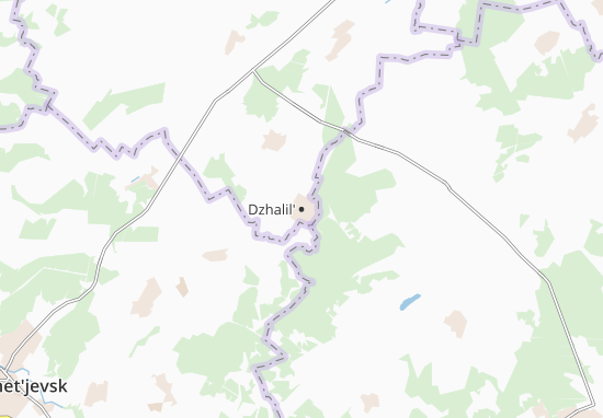 Mapa Dzhalil&#x27;