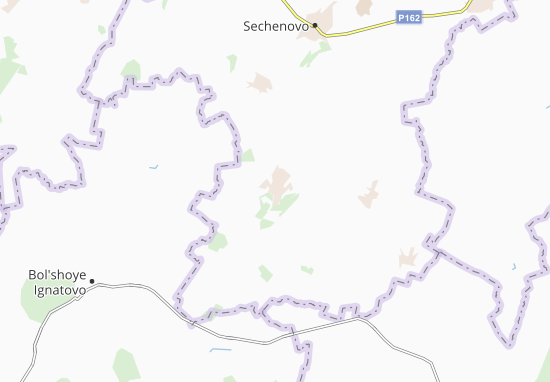 Mapa Verkhneye Talyzino