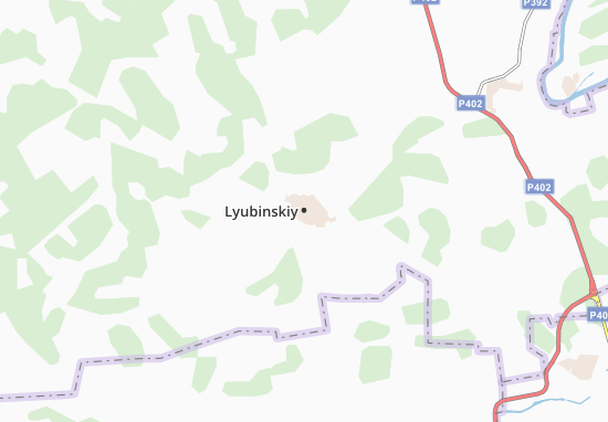 Kaart Plattegrond Lyubinskiy