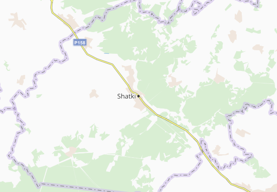Karte Stadtplan Shatki