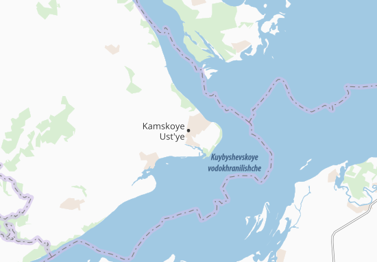 Mapa Kamskoye Ust&#x27;ye