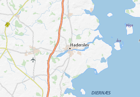 Karte Stadtplan Haderslev
