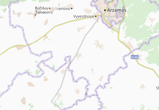 Karte Stadtplan Shatovka