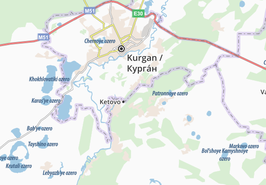 Mapa Ketovo
