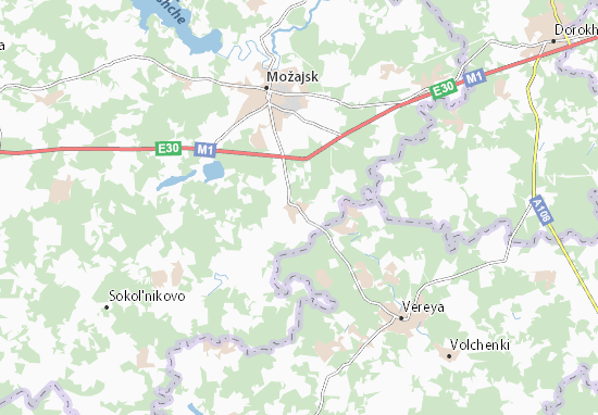 Mapa Borisovo