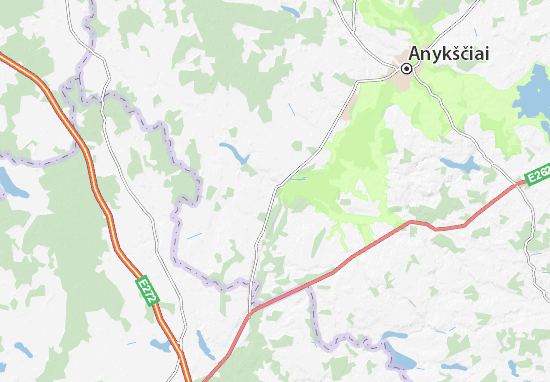 Mapa Kavarskas