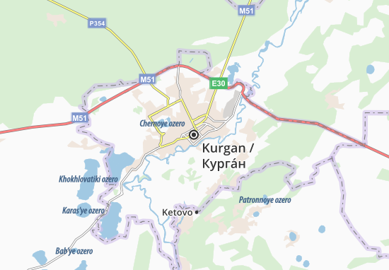 Mapa Kurgan