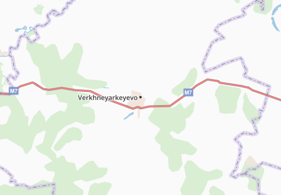 Mapa Verkhneyarkeyevo