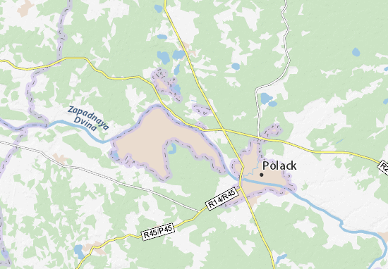 Mapa Novopolotsk