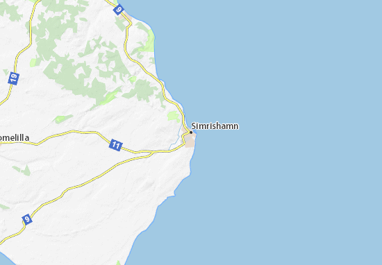 Mapa Simrishamn