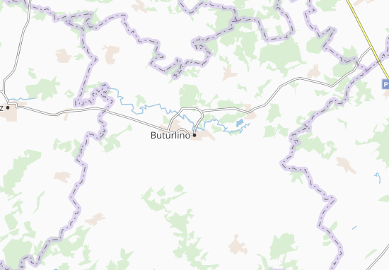 Mapa Buturlino