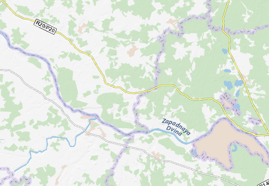 Karte Stadtplan Adamovo
