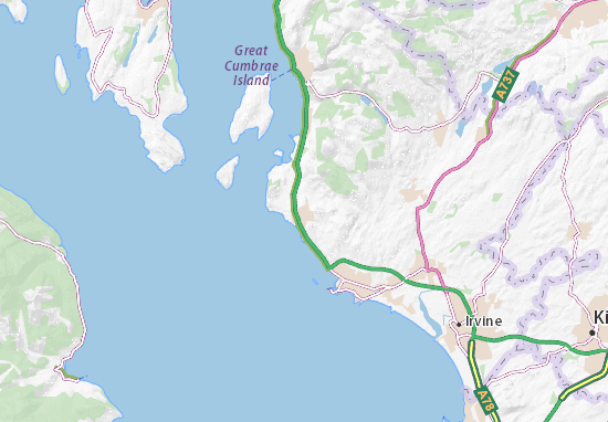 Karte Stadtplan West Kilbride