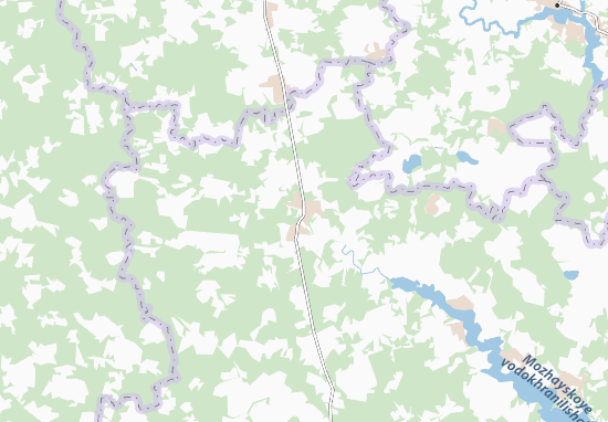 Karte Stadtplan Porech&#x27;ye