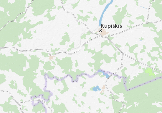 Mapa Radžiūnai Noriūnų sen.