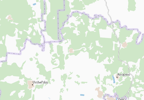 Mapa Ivanishchi