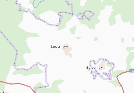 Mapa Zaozernyy